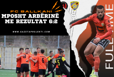 FC Ballkani shkatërron Arbërinë