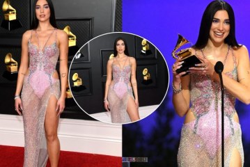 Mahniti të gjithë me dukjen unike në ‘Grammys’, Donatella Versace zbulon se punoi 1500 orë për fustanin e Dua Lipës