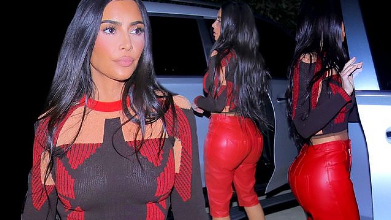 E veshur kuq e zi, Kim Kardashian duket fabtastike