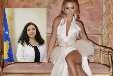 Rita Ora uron Vjosa Osmanin për postin e Presidentes