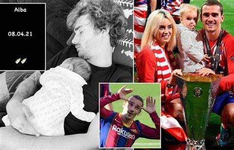 Antoine Griezmann bëhet baba për herë të tretë