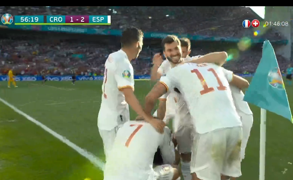 Spanja kalon në epërsi ndaj Kroacisë, shënon Azpilicueta