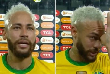 Neymar shpërthen në lot kur e kupton se sa afër është që ta thyejë rekordin e Peles