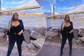 Ronela Hajati vjen elegante dhe plot stil nga New York-u