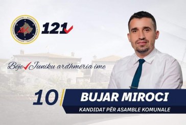 Bujar Miroci, kandidat për asamblenë komunale të Junikut