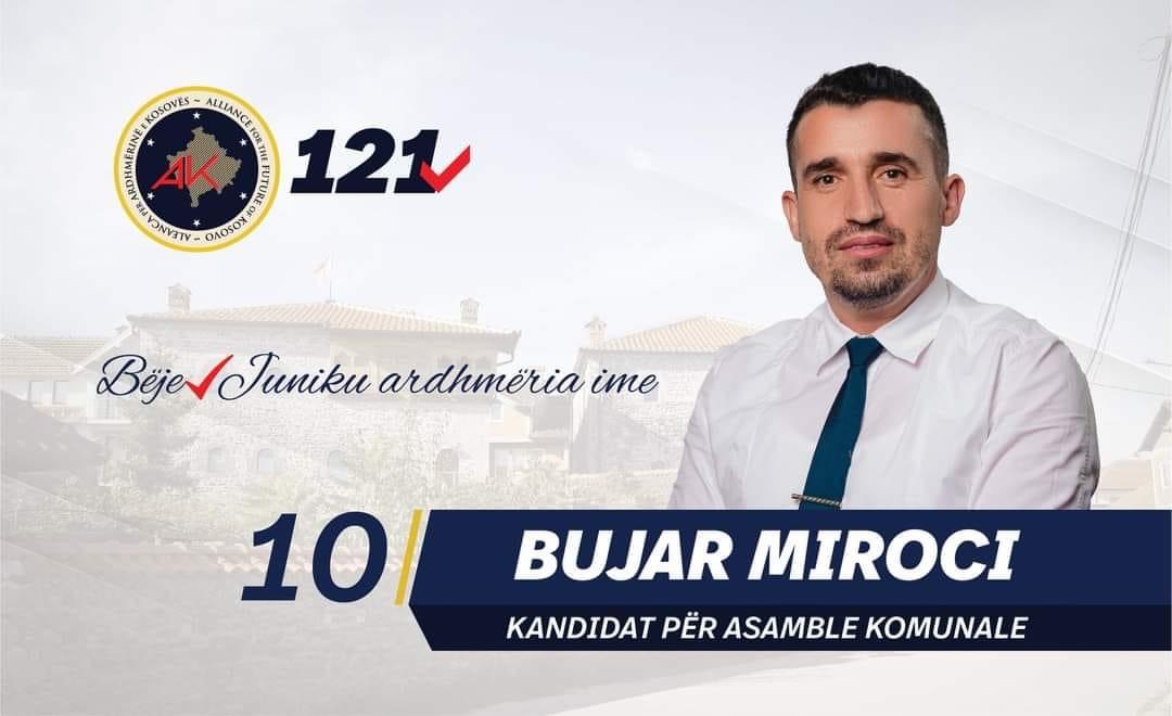 Bujar Miroci, kandidat për asamblenë komunale të Junikut