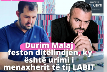 Durim Malaj feston ditëlindjen, ky është urimi i menaxherit të tij