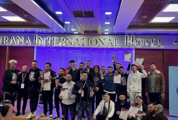 Shkolla profesionale “Afroditë Academy”, organizoj eventin e shekullit në Tiranë garën me berberët
