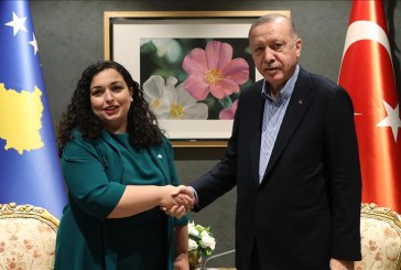 Presidentja Osmani i uron shërim të shpejtë Erdoganit dhe gruas së tij