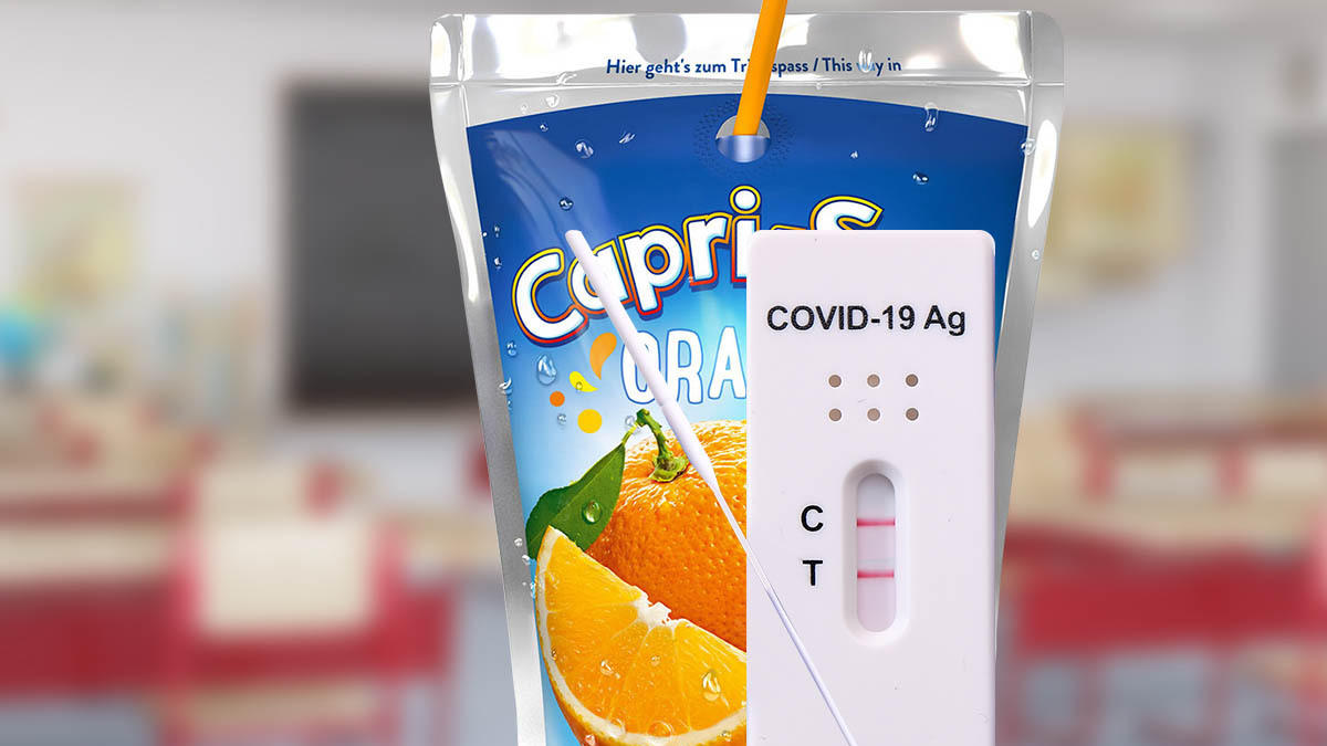 Studentët keqpërdorin me Capri-Sun për testin pozitiv koronës