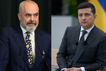 Zelensky bisedon në telefon me kryeministrin Edi Rama