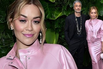 Rita Ora shkëlqen në krah të të dashurit Taika Waititi, në një tjetër para-ndejë të “Oscars 2022”