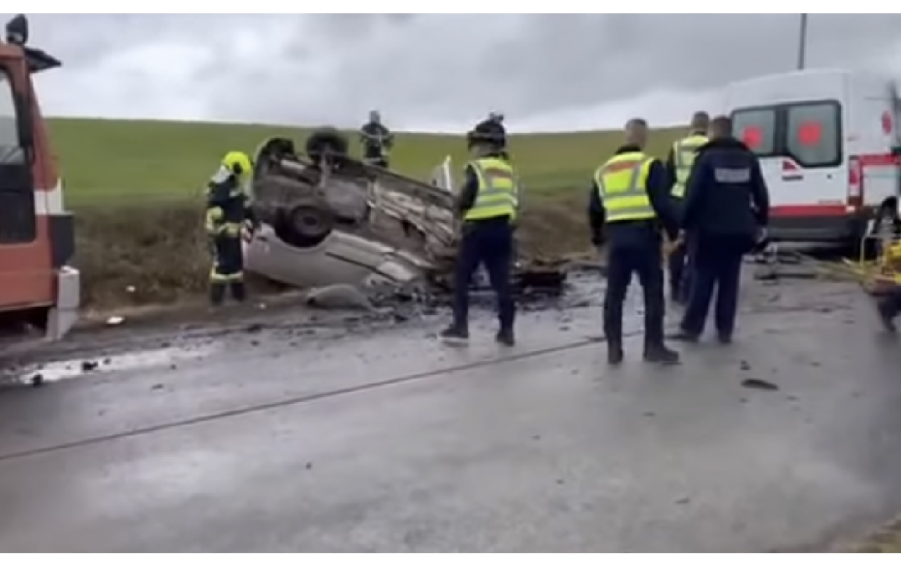 Pamje të frikshme nga aksidenti i rëndë ku vdiqën 2 kosovarë