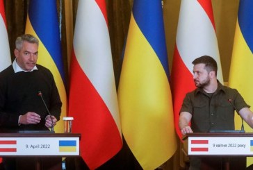 Kancelari austriak pas takimit me Zelenskyn në Kiev: Do të zgjerojmë mbështetjen tonë për Ukrainën