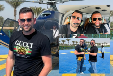 Besi surprizon vëllaun për ditëlindje në Dubai, duke e shëtitur me helikopter dhe dhurata të shumta