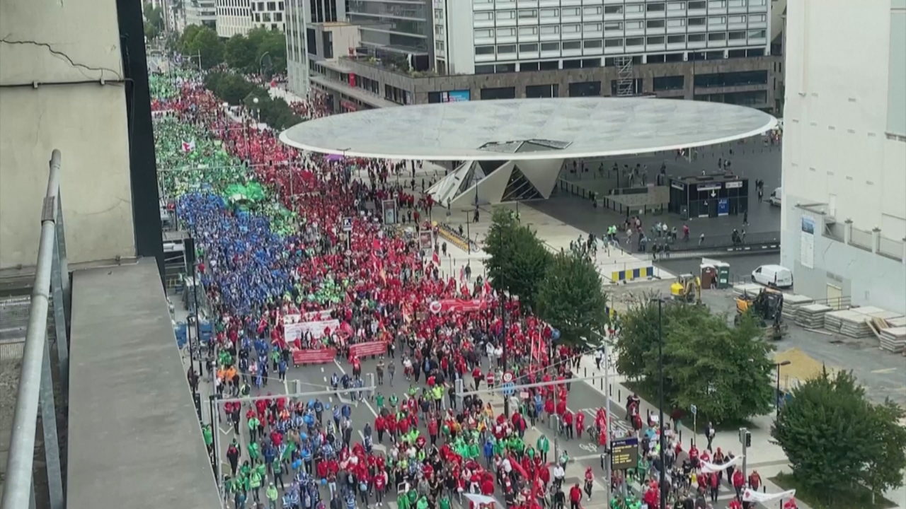 Qytetarët protestojnë në Belgjikë kundër rritjes së çmimeve