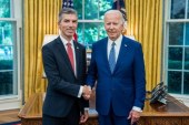 Ambasadori i Kosovës në SHBA takon presidentin Biden në Shtëpinë e Bardhë