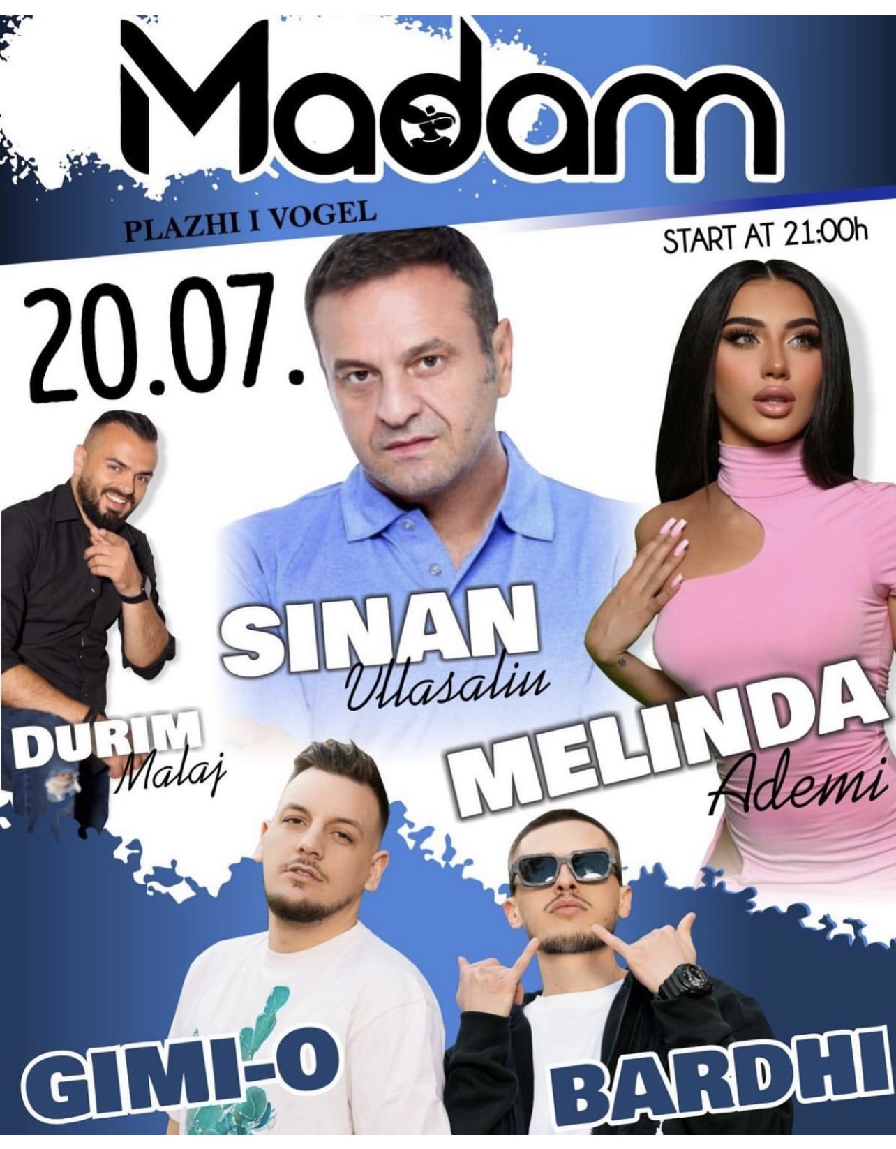 Spektakël në Ulqin, Madam sjell këngëtaret e hiteve të fundit