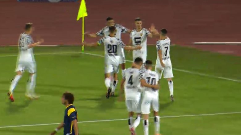 Ballkani shkëlqen në pjesën e parë ndaj La Fiorita, shkon në pushim me dy gola epërsi