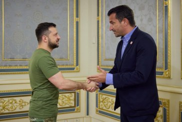 Kryetari i Tiranës takon Zelenskyn