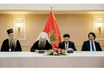 Nënshkruhet marrëveshja mes Abazoviqit dhe patriarkut Porfirije