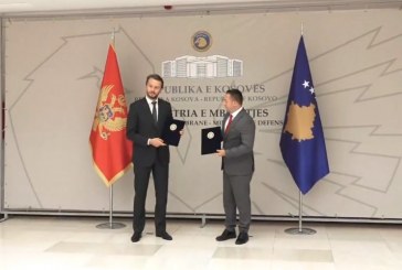 Kosova dhe Mali i Zi nënshkruajnë marrëveshje bashkëpunimi në fushën e mbrojtjes