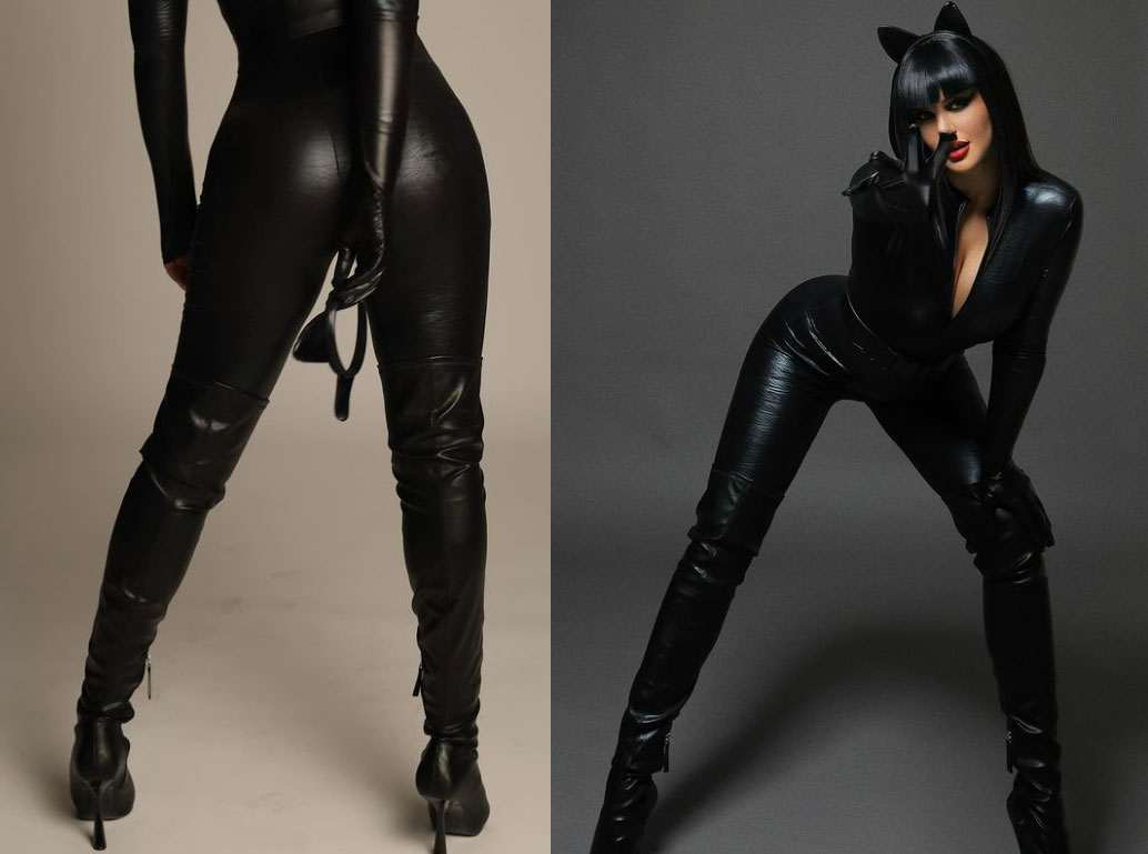 Kejvina si një ‘Catwoman’ atraktive