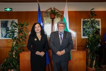 Osmani takon kryetarin e Kuvendit të Bullgarisë, kërkon mbështetje për antarësimin e Kosovës në KE