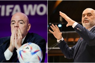 Infantino e përmendi Shqipërinë në deklaratën bombastike të tij nga Katari, Edi Rama ndihet krenar