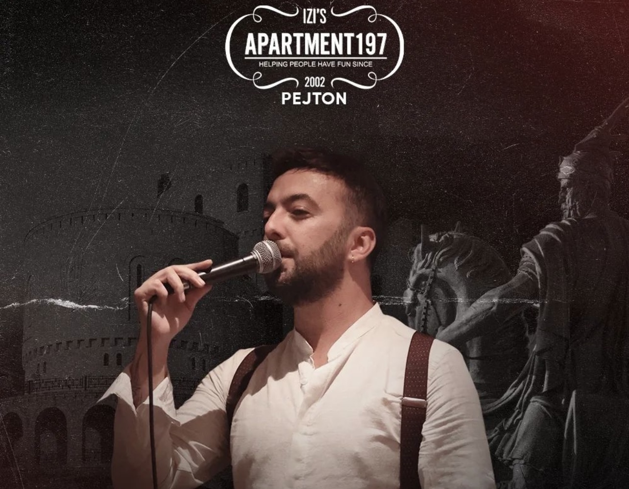 Festoni 28 Nëntorin në “Izi’s apartment 197” Pejton, me këngëtarin e njohur, Denik Prizrenin