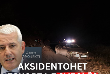 Aksidentohet eskorta e Sveçlës
