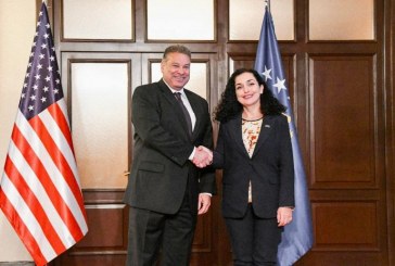 Presidentja Osmani pret në zyrë Escobarin në ora 14:30