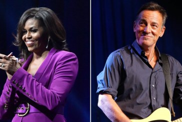 Michelle Obama i bashkohet Bruce Springsteen në skenë gjatë koncertit në Barcelonë