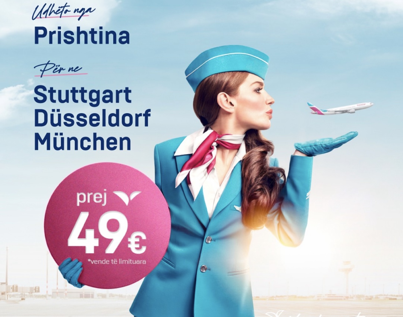 Drejt Gjermanisë me vetëm 49 euro, ju mundëson “Euroair-Direct”