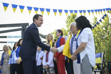 Kurti bashkë me qytetarët ukrainas festojnë ditën e pavarësisë: Kosova është shtëpia juaj e dytë