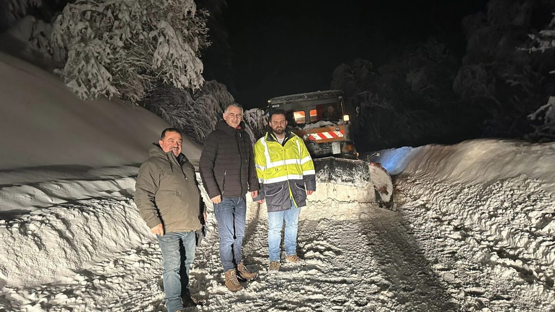 Durmishi në Brezovicë, njofton se rrugët janë të kalueshme