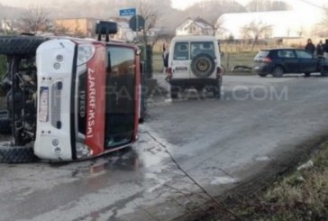 Aksidentohet një automjet i zjarrëfikësve në Kaçanik