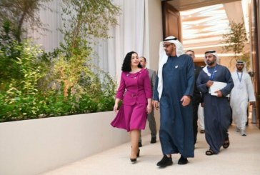 Emiratet e Bashkuara Arabe ia heqin vizat Kosovës, Osmani falënderon Sheikun Bin Zayed që ka pranuar propozimin e saj