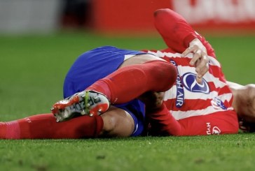 Atletico e bën zyrtare: Ka dëmtuar ligamentin dhe mungon ndaj Interit