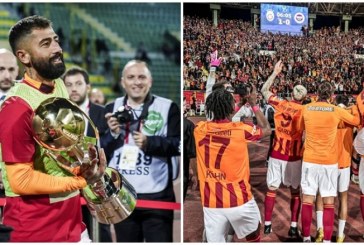 Trofeu më i lehtë i fituar ndoshta në histori – Galatasaray festoi pas një minute kohë dhe luajtën mes vete për disa minuta