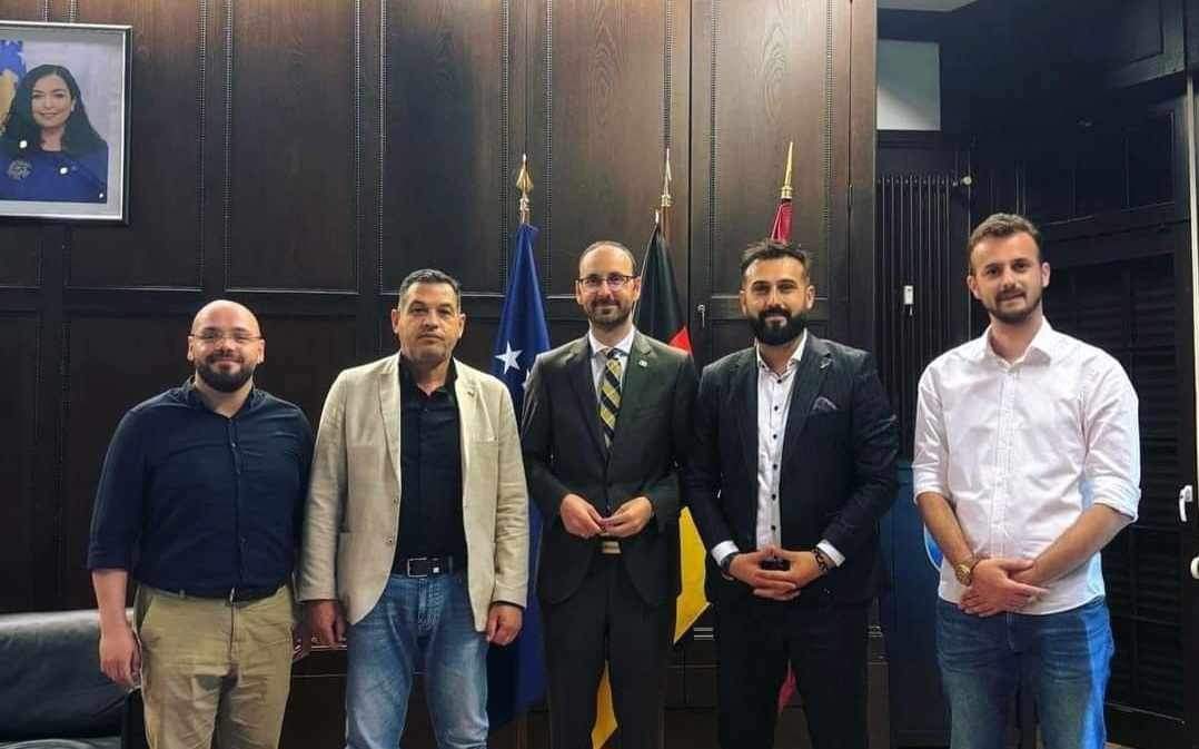 Pronari i ILEAA Group, Enis Veliqi pritet nga Ambasadori i Kosovës në Berlin, Faruk Ajeti