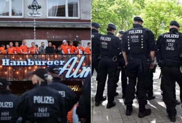 Incident në Hamburg, policia qëllon një person i cili kërcënoi tifozët me sopatë