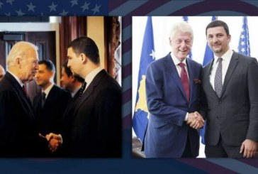 Memli Krasniqi uron 4 korrikun, poston fotografi me Joe Biden dhe Bill Clinton