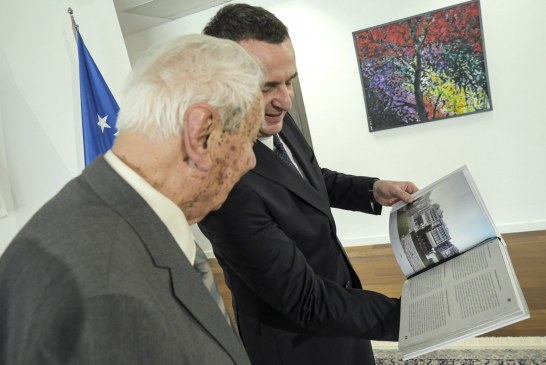 Kurti pret në takim arkitektin kroat të Bibliotekës Kombëtare të Kosovës