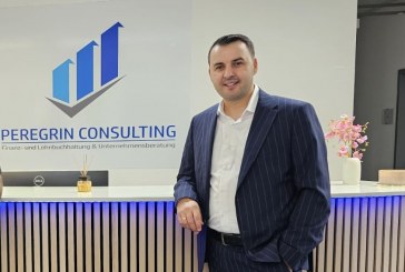 Sami Mazreku njofton për hapjen e kompanisë “Peregrin Accounting & Consulting” me zyre në Prishtinë dhe Augsburg