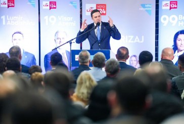 Lumir Abdixhiku sot mban tubimin elektoral në Pejë