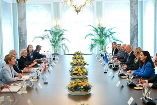 Pritje madhështore për Presidenten Vjosa Osmani në Zvicër